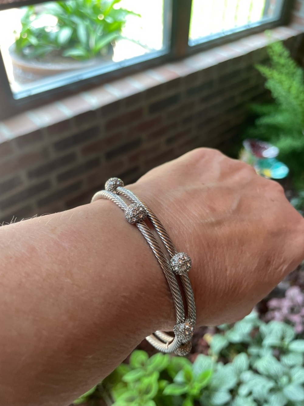 Crystal Double Rope Cuff - Picture 8 of 10